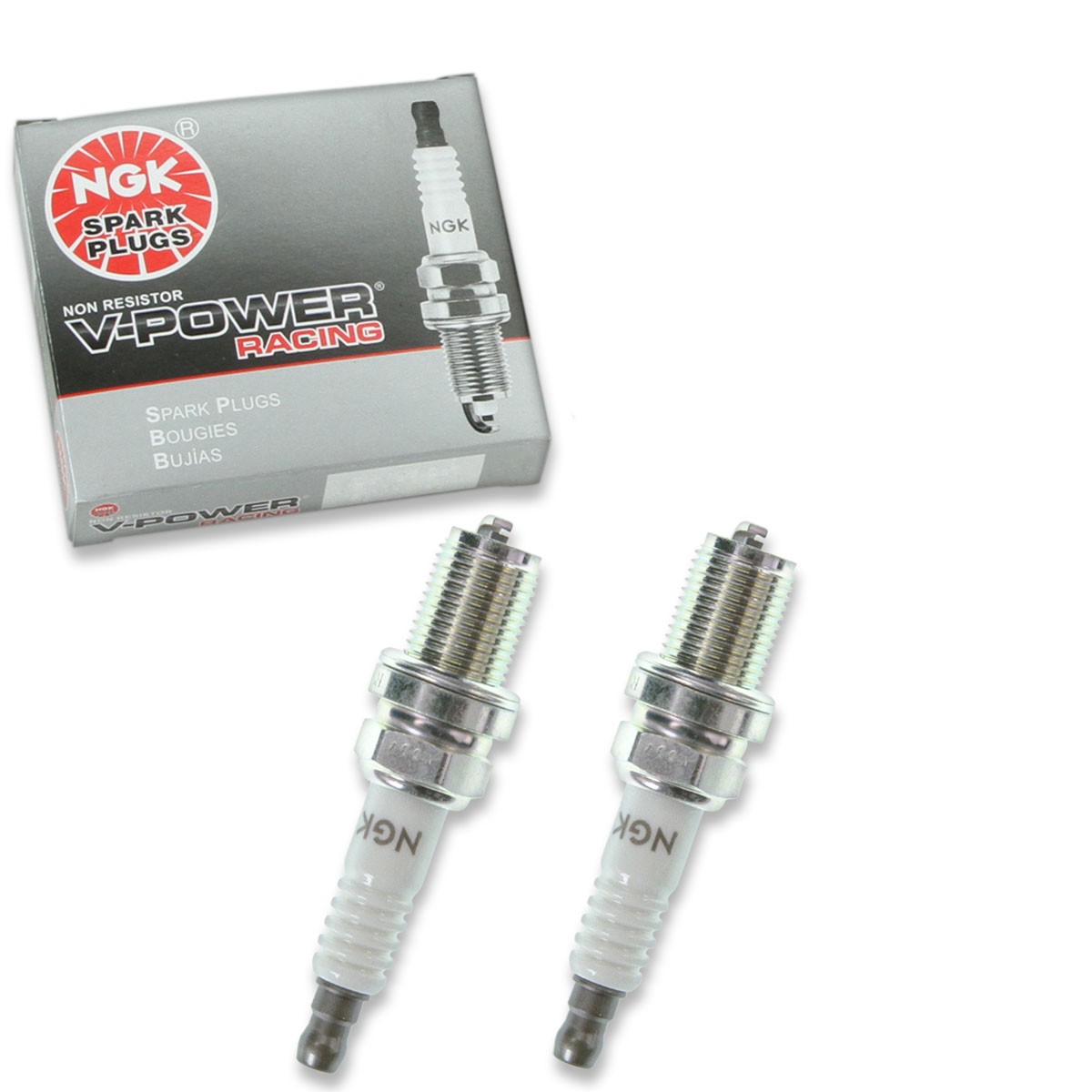 2 pc NGK 5820 R5671A-10 V-Power Racing Spark Plugs for W2CC W2C0 W2C S40XL ue