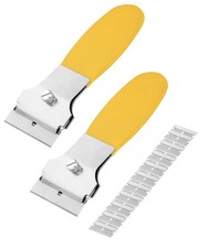 Bates- Razor Blade Scraper Set, 2 Pack, Yellow, Locking Set...