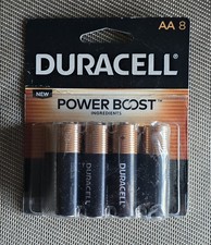 Duracell AA Power Boost Batteries 8ct (1 Pack) New