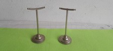 2 anciens supports bijouterie type Siegel signés H 12 cm commerce magasin ancien