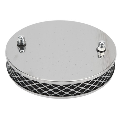 #ad #ad Pancake High Air Filter 14x3cm High Air Filter Chrome Metal High Air Cleaner... $22.17