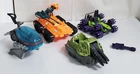 D-828 VINTAGE 1990'S LOT OF HASBRO G.I. JOE TOY VEHICLES-COBRA PARALYZER TANK+!