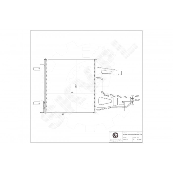 Condensateur de clim pour VW UP 1.0 GTI TSI radiateur de climatisation aluminium