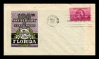 DR JIM STAMPS US COVER FLORIDA CENTENNIAL FDC SCOTT 927 IOOR CACHET ADDRESSED