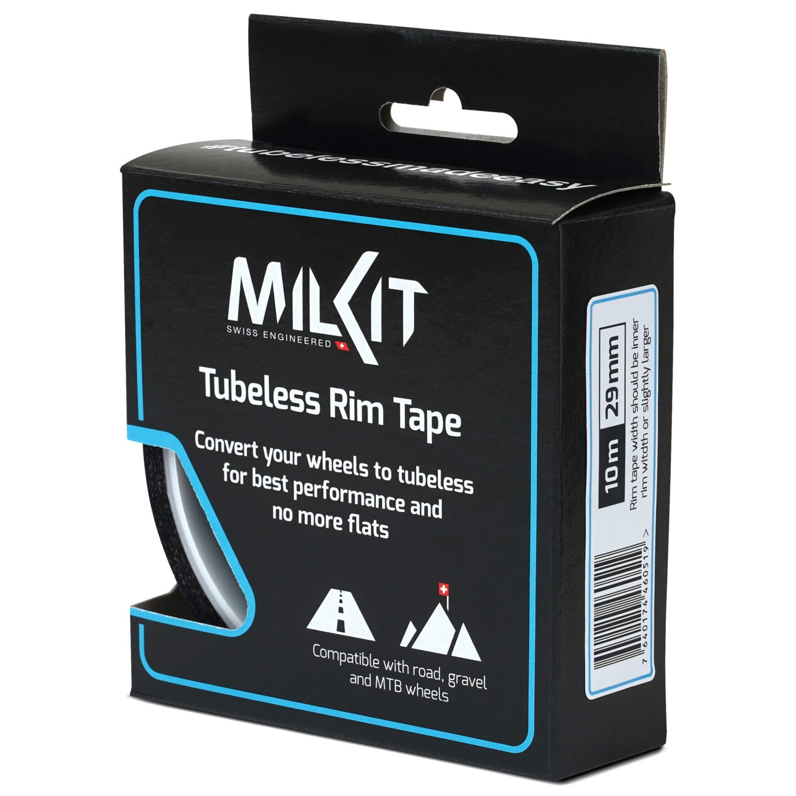MilKit 29mm Ultralight Tubeless Rim Tape - High Tensile Strength - Easy