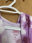 GIRLS JUSTICE PURPLE TIE DYE LONG-SLEEVE PULLOVER HOODED SHIRT SIZE LARGE 12/14 — photo 2