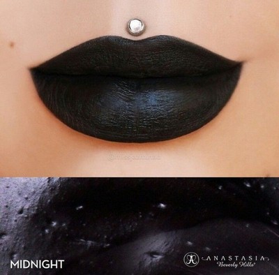 Anastasia  Beverly Hills Liquid Lipstick - Midnight Black  Discontinued BNIB L/E