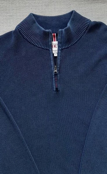 Men Hackett Sweater Navy Cotton 38 / M / 46