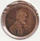 110 Year Old Collectible 1916 US Lincoln Wheat Penny Collectors Collection Coin