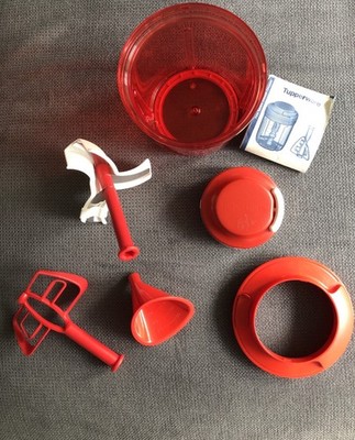 Tupperware SuperSonic Extra Power Chef Chopper Zerkleinerer 1,35l Groß Beschrei.