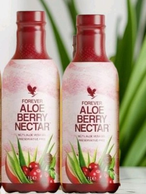 FOREVER Aloe Berry Nectar 2×1L Aloe Vera Gel mit Cranberry & Apfel Originalware 