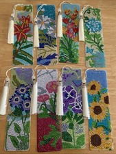 Diamond Painting Bookmarks Floral Design Finished  Sealed You Choose