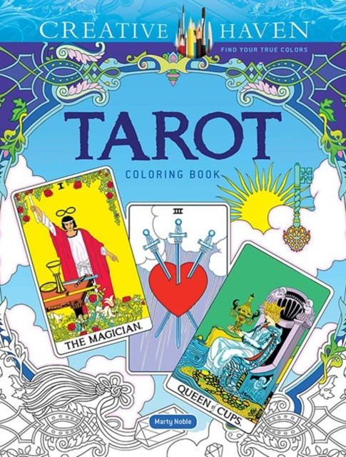Creative Haven Tarot Coloring Book. Noble Fast Free Shipping** - Image 4