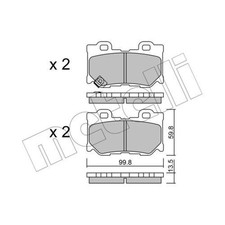 Plaquette de frein Infiniti QX70