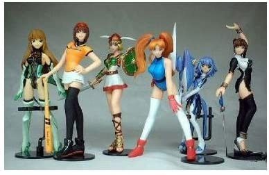 Набор для ДЕВОЧЕК NAMCO GALS GIRLS, 6 фигурок, 4 РЕТРО-видеопленки, ЮДЖИН, Япония, Гаша