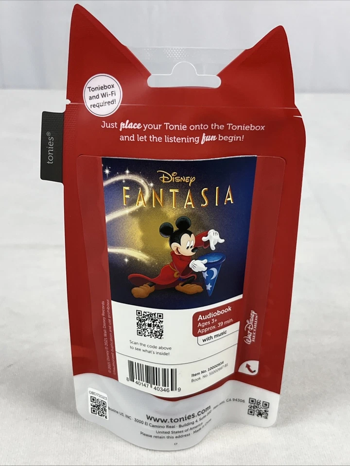 TONIES Disney Fantasia Mickey Mouse Musical Songs Figure Brand New - Sealed - Image 3 of 4