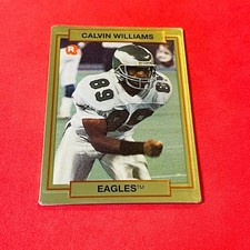 Calvin Williams .. ROOKIE .. Eagles .. 1990 Action Packed RC Update Card 50. rookie card picture
