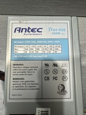 Vintage Antec True430 430W ATX Power Supply PSU – Dual Fan