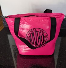 DKNY Padded Insulated Water Resistant Lunch Cool Bag Tote Neon pink RRP &pound;90