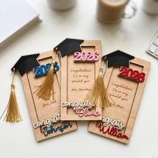 Class of 2026 Cash Holder Gift, Custom Graduation Money Holder, Senior Keepsake