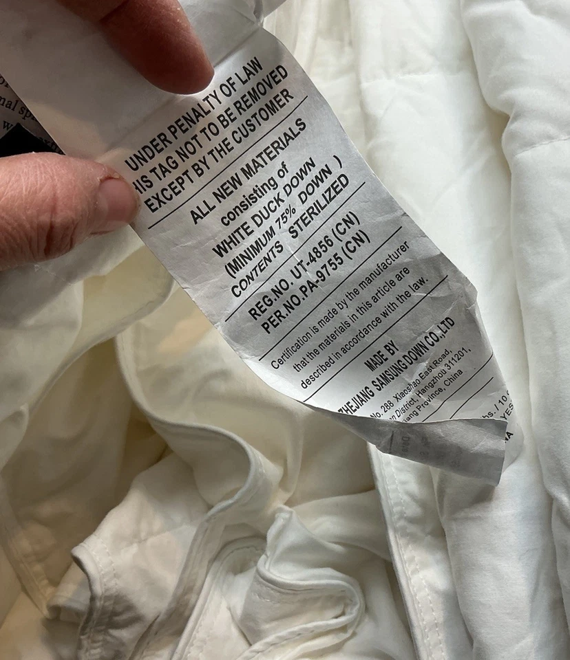 Edredón Plumón Pluma de Ganso Completo/Queen Glabon Ligero Foto 2 de 4