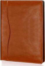 Leather Portfolio Folder Padfolio, Business Padfolio Organizer Document Planner