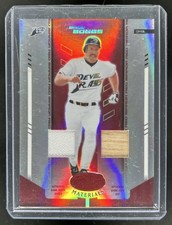 2004 Leaf Certified Materials Wade Boggs Mirror Combo Red Legend #/250