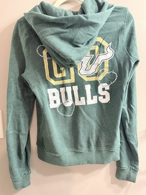 Victoria s Secret PINK University Of South Florida USF Vintage Zip Hoodie Small