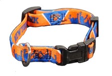 New York Knicks NBA X-Small adjustable 8.5 -11.75 inch Nylon Pet Dog Collar