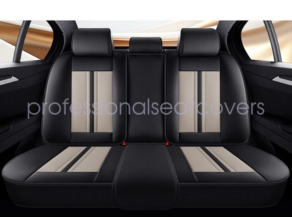 For Cadillac CTS Car 5-Seat Cover Luxury Leather Full Set Front & Rear Cushion - Imagem 4 de 4