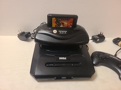 SEGA 32x w/ Genesis Model 2 Combo, All Wires, Controller And One