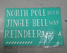 Chalk Couture" Christmas Street" Transfer Stencil Size C 12"x18" New Retired