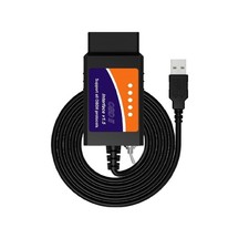 ELM327 OBD2 USB Adapter for Windows, ELMconfig Scanner with MS CAN/HS CAN Swi...