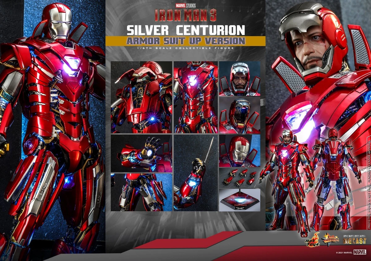Hot Toys Iron Man Centurion TV, Movie & Video Games Action Figures