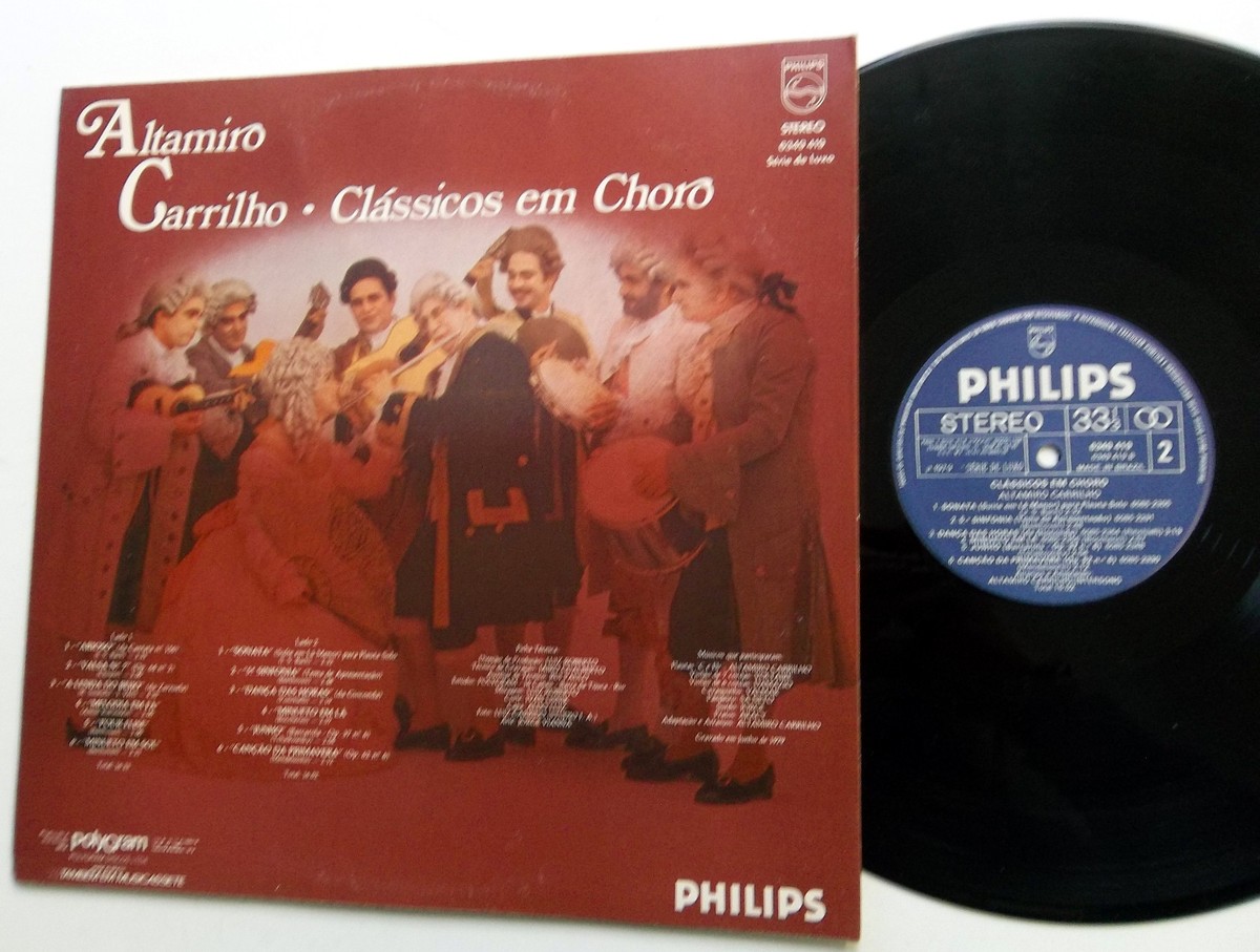 3連ショカーリョ/ Brazilian Chocalhos ALTAMIRO CARRILHO Classico Em Choro BRAZIL Import LP Brasil