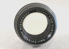 Obiektyw Carl Zeiss Jena - Tessar 1:2,8, 80 mm + 2 przedłużacze, gwint śrubowy