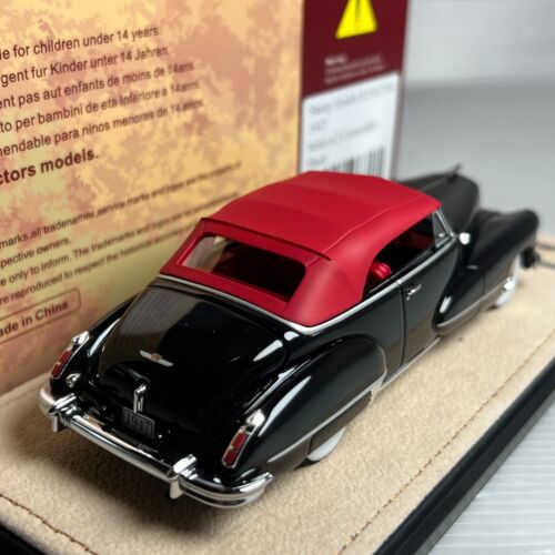 1/43 GLM Stamp Cadillac Series 62 Convertible Black Close Top STM47304 - Picture 2 of 2