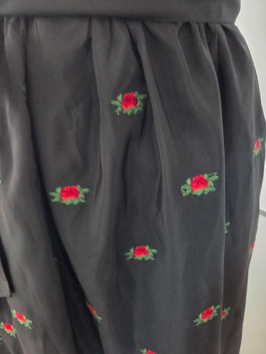 🌹Fuchs Tracht Dirndl schwarz kariert 46 2teil. chic TOP Zustand - Bild 3 von 6