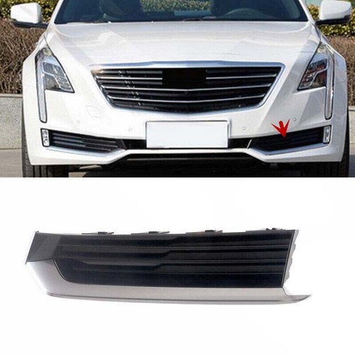 Left Front Bumper Lower Grille Fog Light Cover Bezel For Cadillac CT6 2016-2018 - Picture 4 of 6