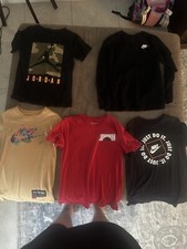 Lot Of 5 Nike And Jordan Youth Med Shirts