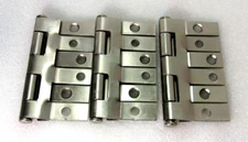 Fastec, Mobile Home  3-3/4" Satin Nickel 6 Finger Hinge, No Screw  (3 Pack)