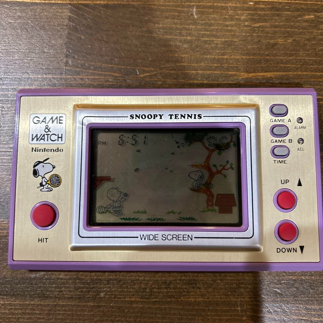 Nintendo Game And Watch Snoopy Tennis Handheld Game Used Nintendo Game And Watch Snoopy Tennis Handheld Game Used