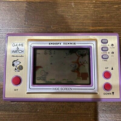 Nintendo Game And Watch Snoopy Tennis Handheld Game Used Nintendo Game And Watch Snoopy Tennis Handheld Game Used