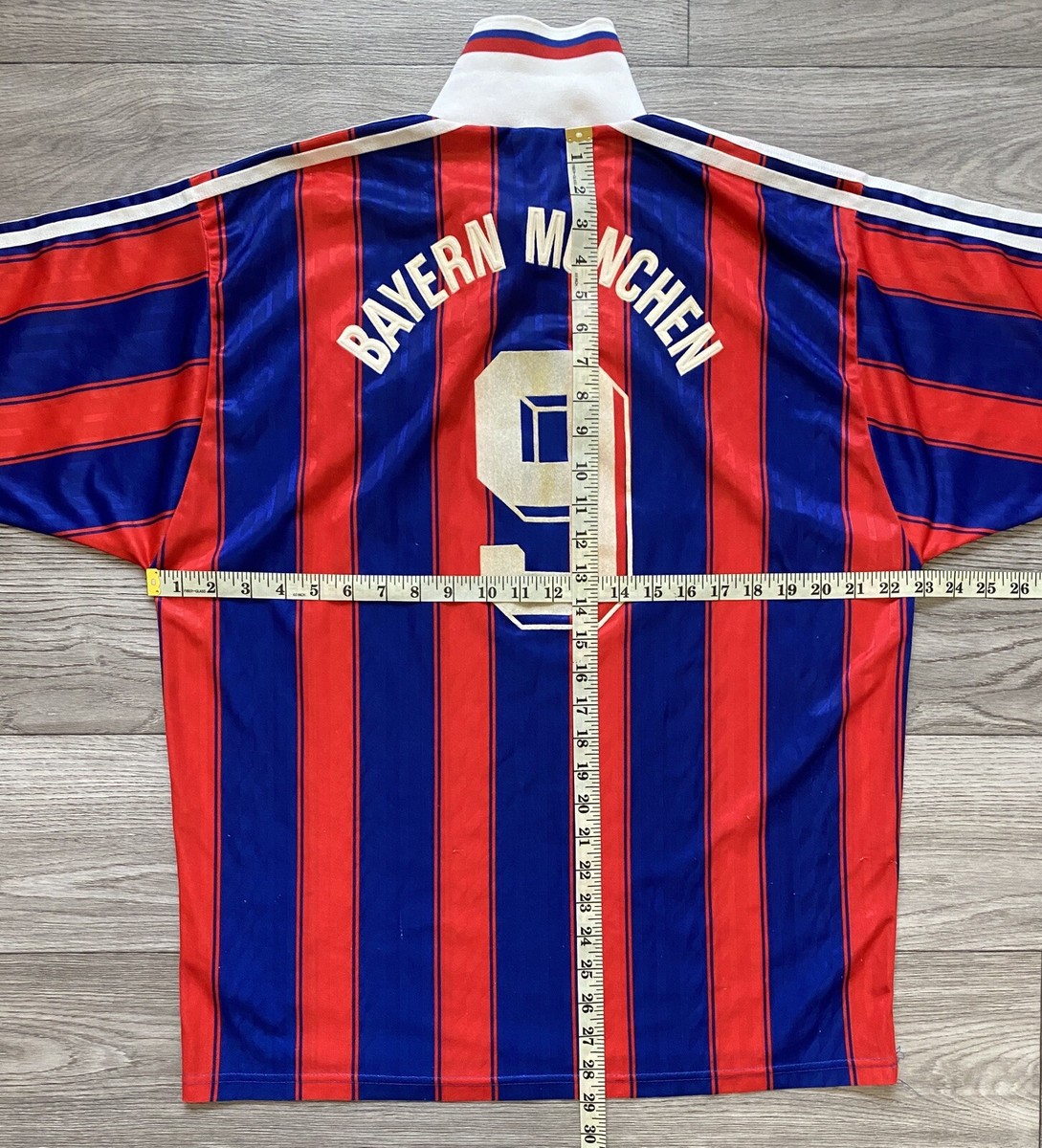 Bayern Munich 1995 1996 1997 With No9 Football Jersey Soccer Shirt