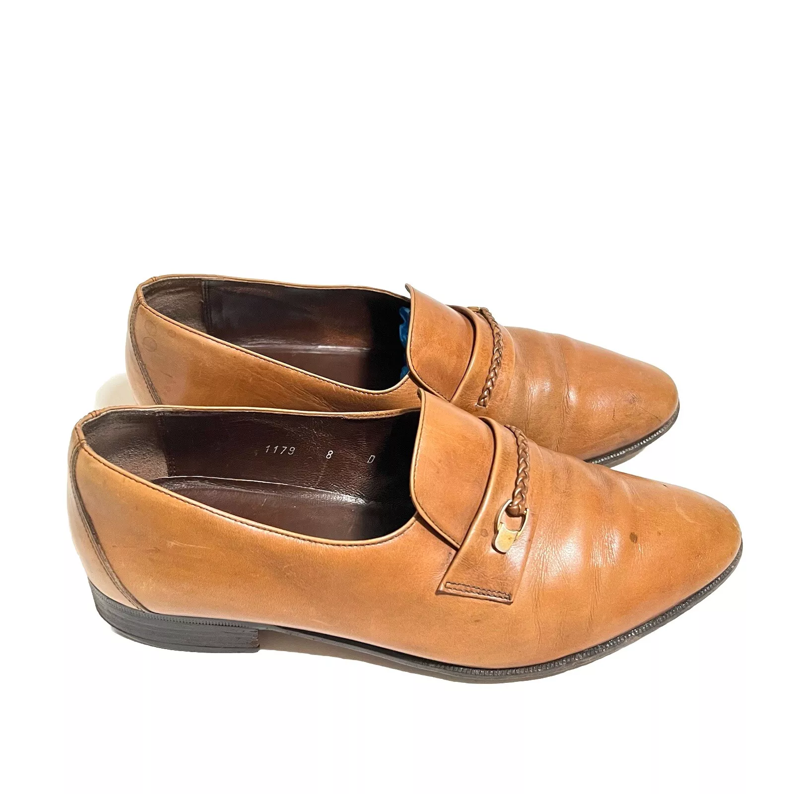 CHAUSSURES HABILLÉES HOMME CHRISTIAN DIOR MARRON TAILLE 8 D MADE IN ITALY MOCASSINS