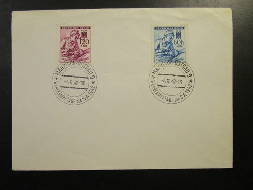 Bohemia Moravia 1942 Semi Postal Series FDC? - Z6518 - 第 1/1 張圖片