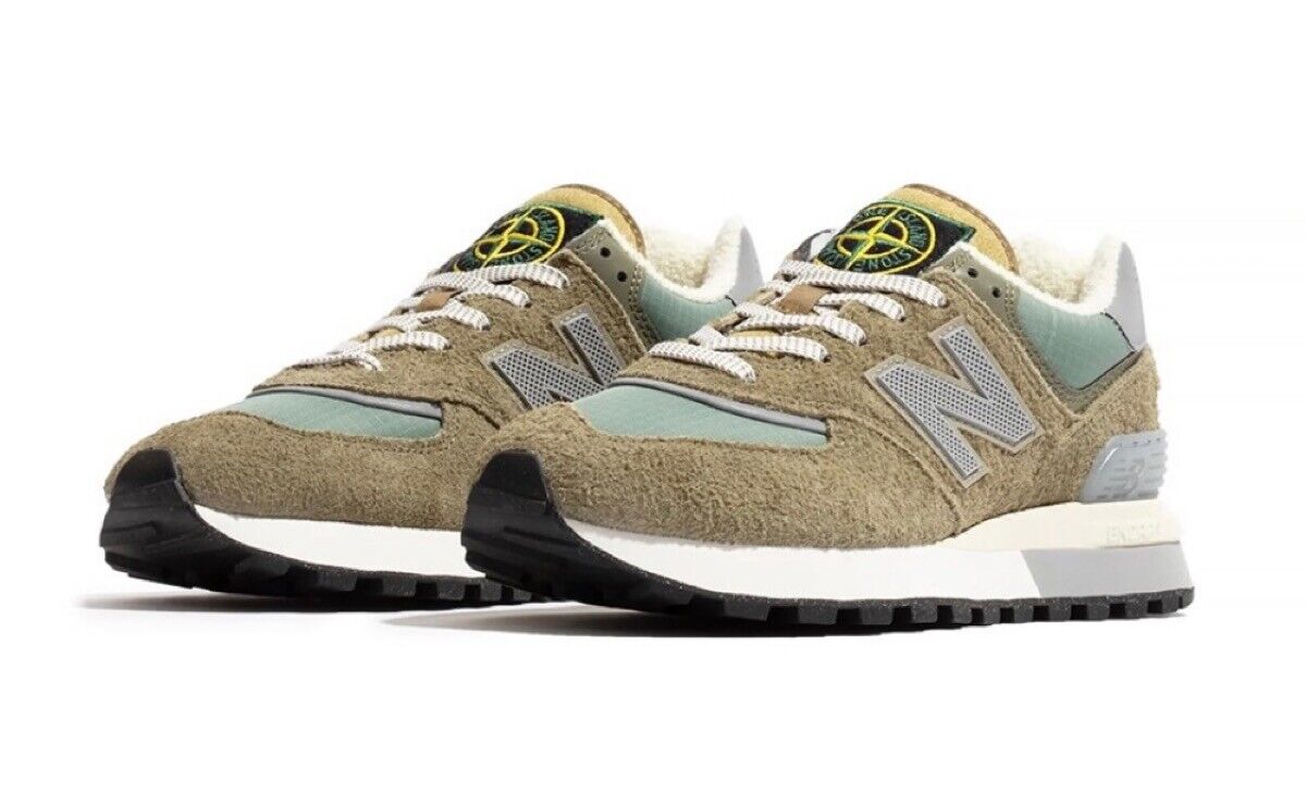 New Balance 574 x Stone Island Legacy Green U574LGST Men's New Balance 574 x Stone Island Legacy Green U574LGST Men's
