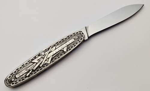 ANCIEN COUTEAU MAÇONNIQUE - Photo 4/8