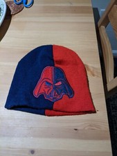 Star Wars Darth Vader Knit Beanie Hat - Youth Boys One Size Rare 