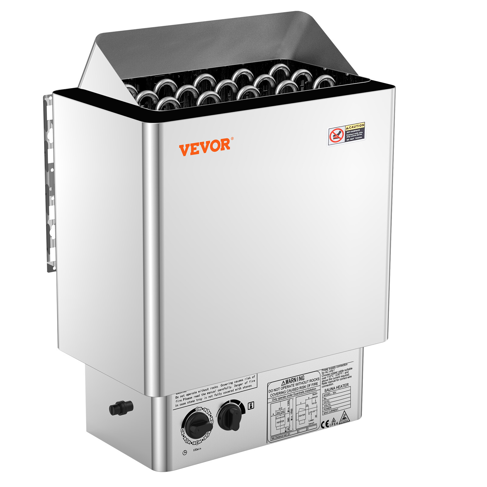 Poêle sauna 8kW VEVOR pour créer un espace bien-être et spa à la maison de 8 à 12m³